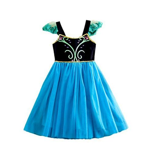  Cokos+Box Cokos Box Frozen Princess Elsa Anna Dress Costume Fairy Princess Dress