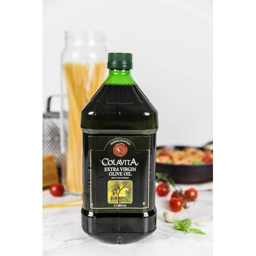  [아마존 핫딜] [아마존핫딜]Colavita Extra Virgin Olive Oil, First Cold Pressed, (2 Liters) 68 Fl Oz (Pack of 1)