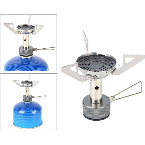  Colcolo Mini Portable Outdoor Picnic Camping Gas Folding Stove Cookout Butane Burner