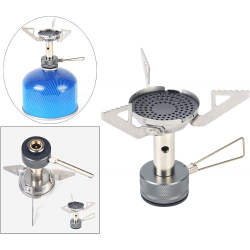  Colcolo Mini Portable Outdoor Picnic Camping Gas Folding Stove Cookout Butane Burner