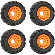 Colcolo 4pcs PU Skateboard Wheels All Terrain Longboard Wheel Spare Parts