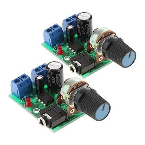  Colcolo 2 x Amplifier Mono Board LM386 Mini Audio Power Amplifier Board DC3 12 V AMP