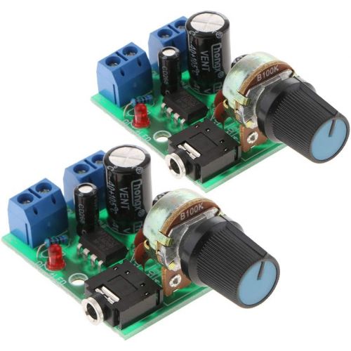  Colcolo 2 x Amplifier Mono Board LM386 Mini Audio Power Amplifier Board DC3 12 V AMP