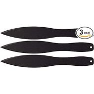 Cold Steel 12 Inch Long Black Carbon Steel Professional Throwing Knives (3 Pack)