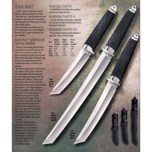  Cold Steel 35AC San Mai, Master Tanto II Knife