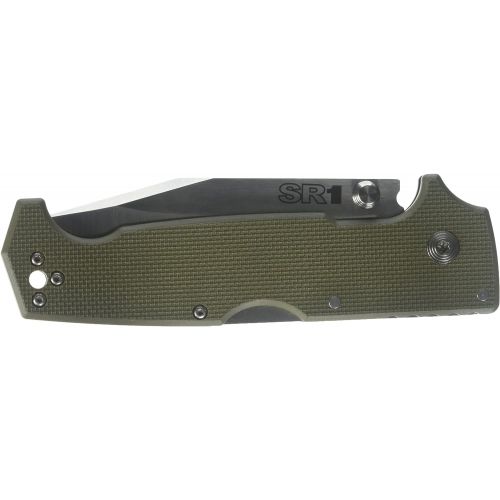  Cold Steel SR1 Knife, OD Green, 4-12