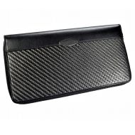 ColdFire COLDFIRE Travel Wallet Zip around Passport Document Organizer, Handcrafted from CX6 Carbon Fiber and Genuine Kangaroo leather, RFID blocking, Made in Europe!