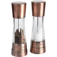 Cole & Mason Gourmet Precision Derwent Salt and Pepper Mill Gift Set, Stainless Steel, Copper, 190 mm