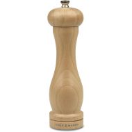 Cole & Mason HA0824P Beech Capstan A8 Pepper Mill, Precision+ Wooden, Beech Wood, 200mm, Single, Includes 1 x Pepper Grinder, Lifetime Mechanism Guarantee