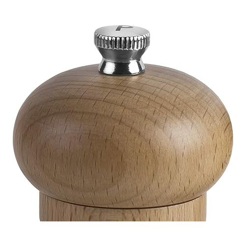  Cole & Mason HA0824P Beech Capstan A8 Pepper Mill, Precision+ Wooden, Beech Wood, 200mm, Single, Includes 1 x Pepper Grinder, Lifetime Mechanism Guarantee