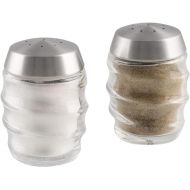 Cole & Mason Bray Salt & Pepper Shaker Set - Wide Neck Salt and Pepper Shakers - Inverted Shaker Set - Partially Filled Spice Tools - Hand Wash Kitchen Tools - Clear