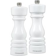 Cole & Mason London Salt & Pepper Mills - Salt & Pepper Grinder Set - Refillable Spice Mills - Salt Mill with Ceramic Mechanism - Pepper Mill with Carbon Steel Mechanism - 7