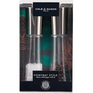 Cole & Mason Everyday Style Gift Salt & Pepper Mill Set - Acrylic and Stainless Steel Salt and Pepper Mills