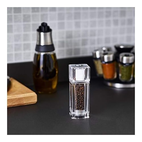  Cole & Mason Cube Combi Pepper Mill, Transparent