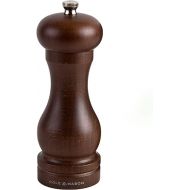 COLE & MASON Capstan Wood Pepper Grinder - Wooden Mill Includes Precision Mechanism, 6.5 inch