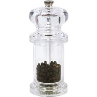 COLE & MASON 505 Pepper Grinder- Acrylic Mill Includes Precision Mechanism and Premium Peppercorns