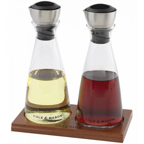  Cole & Mason Glass Oil And Vinegar Pourer Set With Flow Select (1)