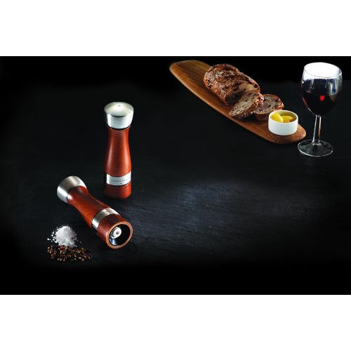  Cole & Mason 190 mm Dark Wood and Stainless Steel Oldbury Gourmet Precision Pepper Mill, Brown