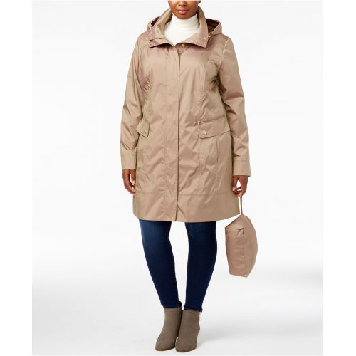  Cole Haan Signature Plus Size Packable Raincoat