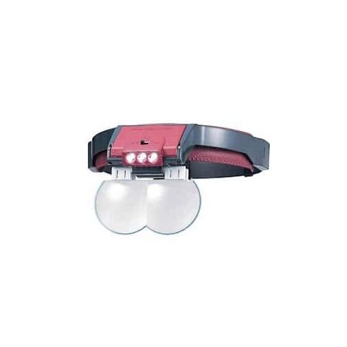  Cole-Parmer Vision USA 1201LX Megaview Hands-Free Loupe Magnifier with LED Light, Dual-Lens; 2 to 4x