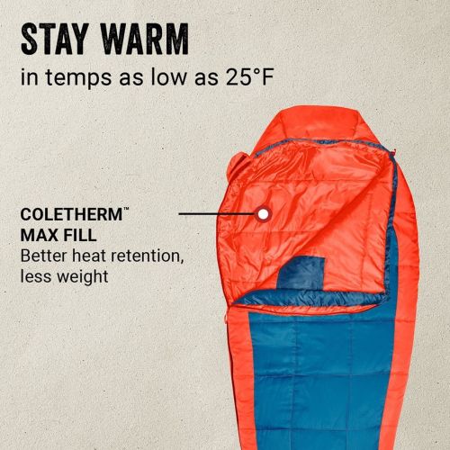 콜맨 Coleman Kompact Sleeping Bag: 25 Degree Synthetic