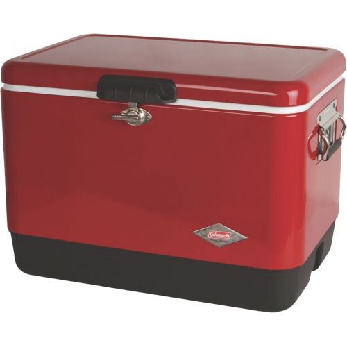 콜맨 Coleman Vintage Steel Belted Cooler - 54qt