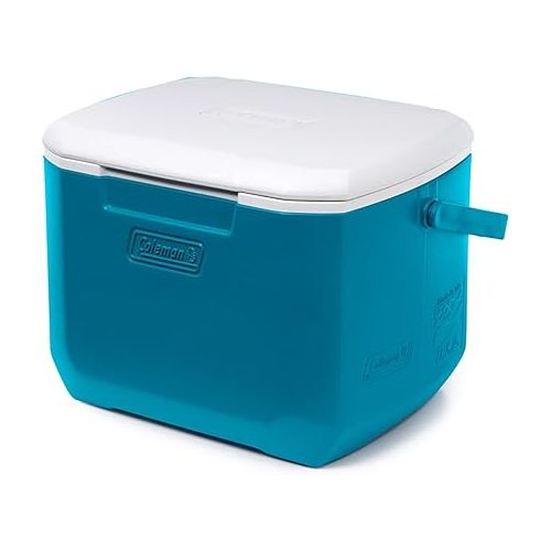 콜맨 Coleman Chiller Series 16qt Insulated Portable Cooler, Hard Cooler with Heavy Duty Handle & Ice Retention, Great for Beach, Picnic, Camping, Tailgating, Groceries, Boating, & More