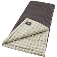 Coleman Heritage Big & Tall Cold-Weather Sleeping Bag, 10°F Camping Sleeping Bag for Adults, Comfortable & Warm Flannel Sleeping Bag for Camping and Outdoor Use, Fits Adults up to 6ft 7in Tall