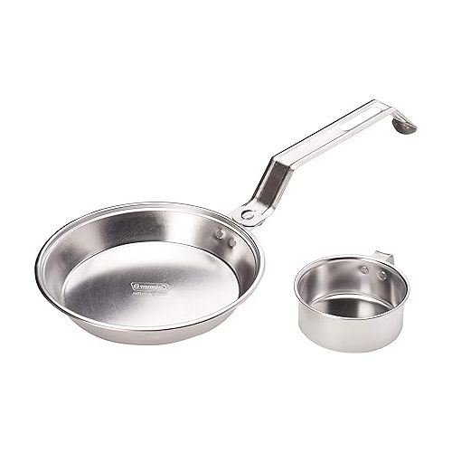 콜맨 Coleman 5-Piece Outdoor Cooking Set, Includes Frying Pan, Pot with Lid, Plate, & Cup, Outdoor Aluminum Mess Kit for Camping, Tailgating, RVs, & Outdoor Cooking