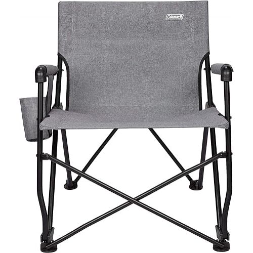 콜맨 Coleman Forester Outdoor Seating Set, Bucket Chair/Deck Chair/Sling Chair/Footstool Options, Versatile Design with Steel Frame & Carry Bag Included; Great for Camping, Tailgating, & Lounging