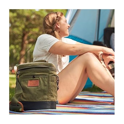 콜맨 Coleman Banyan Series Portable Soft Cooler, Leak-Proof Tote Bag Lunch Cooler, 12/24/30 Can Capacity with Ice Retention, Great for Camping, Tailgating, Beach, Picnic, Lunch, Groceries, & More