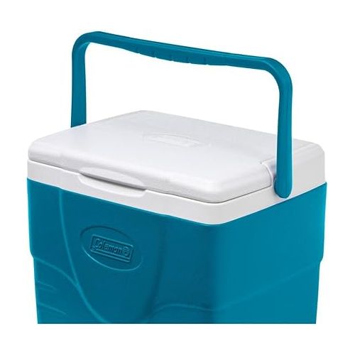 콜맨 Coleman Chiller Series 9qt Insulated Cooler Lunch Box, Portable Hard Cooler with Ice Retention & Heavy-Duty Handle, Great for Camping, Tailgating, Beach, Picnic, Groceries, Lunch, & More