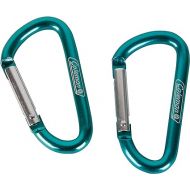 Coleman Deluxe Carabiner Links (2-Pack), Durable Carabiner Clips for Clipping Tools, Keys, & Gear, Supports up to 75lbs, Color May Vary