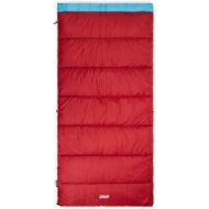 Coleman Flatlands 30°F/35°F/40°F/45°F/50°F Sleeping Bag with Big & Tall & Double Bag Options, Made from 100% Recycled Material, Cool Weather Sleeping Bag Great for Camping, Backpacking, Sleepovers