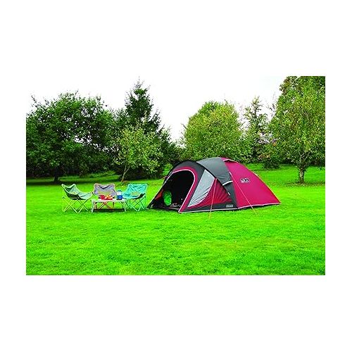 콜맨 Coleman Tent The Blackout, Festival Camping Tent with Blackout Bedroom Technology, Festival Essential, Dome Tent, 100% Waterproof with Sewn in groundsheet