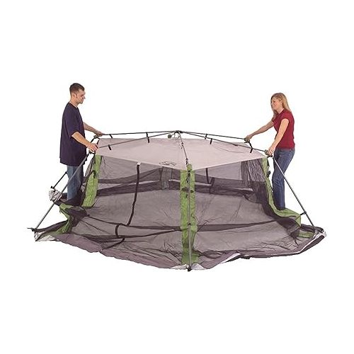 콜맨 Coleman Skylodge Screened Canopy Tent with Instant Setup, 10x10/15x13ft Portable Screen Shelter with 1-Minute Setup for Bug-Free Lounging, Great for Picnic, Yard, Beach, Park, Camping, & More