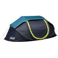 Coleman Pop-Up Camping Tent with Dark Room Technology, 2/4 Person Tent Sets Up in 10 Seconds & Blocks 90% of Sunlight, Includes Pre-Assembled Poles, Adjustable Rainfly, & Taped Floor Seams