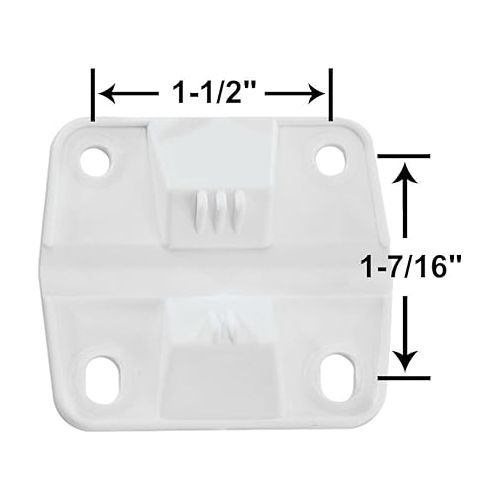 콜맨 Coleman Cooler Replacement Hinges (2-Pack), Perfect Fix for Damaged Hinges, Includes 2 Durable Plastic Hinges & 8 Mounting Screws, Suitable for Assorted Coleman Cooler Models