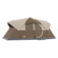 Coleman WeatherMaster 10-Person Weatherproof Camping Tent, Large Family Tent with Room Divider, Included Rainfly and Strong Frame Withstanding Winds up to 35MPH