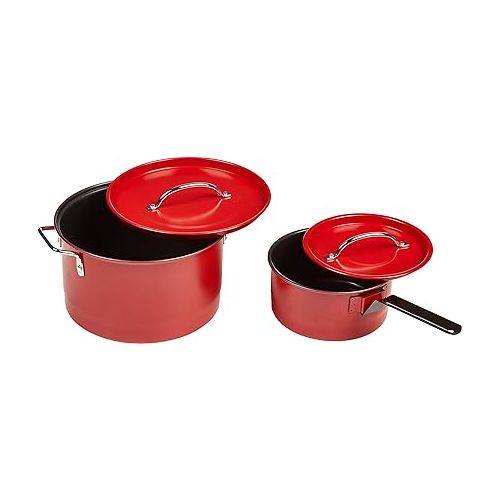 콜맨 Coleman 5-Piece Family Cook Set,Red, 5 Piece