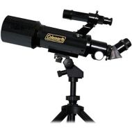 Coleman AT70 AstroWatch Portable 70mm Refractor Telescope with Portable Tripod & Carrying Case