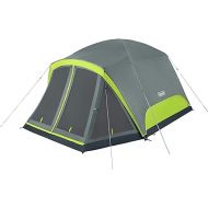 Coleman Skydome Camping Tent with Screen Room, Weatherproof 4/6/8 Person Tent with Screened-in Porch, includes Rainfly, Carry Bag, Storage Pockets, and Sets Up in 5 Minutes