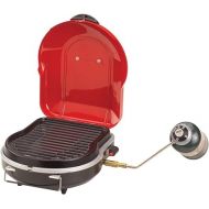 Coleman Fold N Go Propane Grill, Portable & Lightweight Grill with Push-Button Starter, Adjustable Burner, Built-In Handle, & 6,000 BTUs of Power for Camping, Tailgating, Grilling