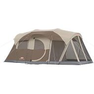 Coleman WeatherMaster Camping Tent with Screened Porch, Weatherproof 6-Person Family Tent with Included Rainfly and Carry Bag, Easy Setup Tent with Screened-in Porch