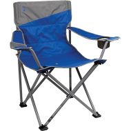 Coleman Big-N-Tall Quad Chair with Cup Holder & Side Pocket, Water-Resistant Oversized Camping Chair Supports up to 600lbs, Great for Tailgating, Camping & Outdoor Use, Carry Bag Included