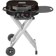 Coleman RoadTrip 225 Portable Stand-Up Propane Grill, Gas Grill with Push-Button Starter, Folding Legs & Wheels, Side Table, & 11,000 BTUs of Power for Camping, Tailgating, Grilling & More
