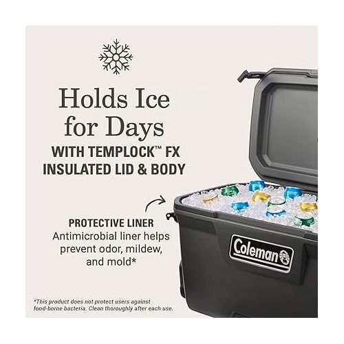 콜맨 Coleman CON Cooler 100QT WHL 5825 DS/BLK/DS C1