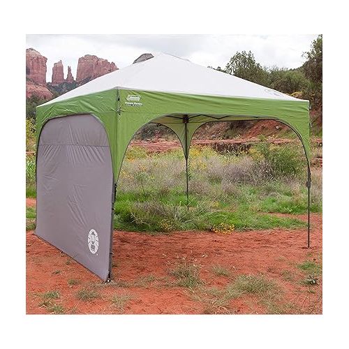 콜맨 Coleman Sidewall Accessory for 10x10ft Pop Up Canopy Tents, Removable Shelter Wall to Block Sun, Wind, & Rain, UPF 50+ Sun Protection