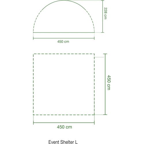 콜맨 콜맨Coleman Gazebo Event Shelter for Festivals, Garden and Camping, Sturdy Steel Poles Construction, Large Event Tent, Portable Sun shelter with Sun Protection SPF 50+