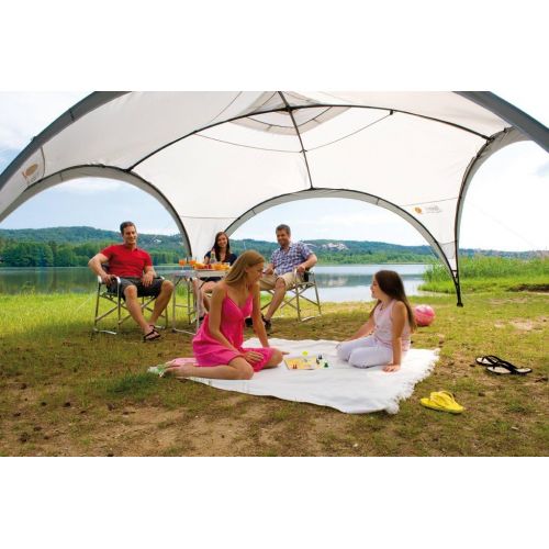 콜맨 콜맨Coleman Gazebo Event Shelter for Festivals, Garden and Camping, Sturdy Steel Poles Construction, Large Event Tent, Portable Sun shelter with Sun Protection SPF 50+